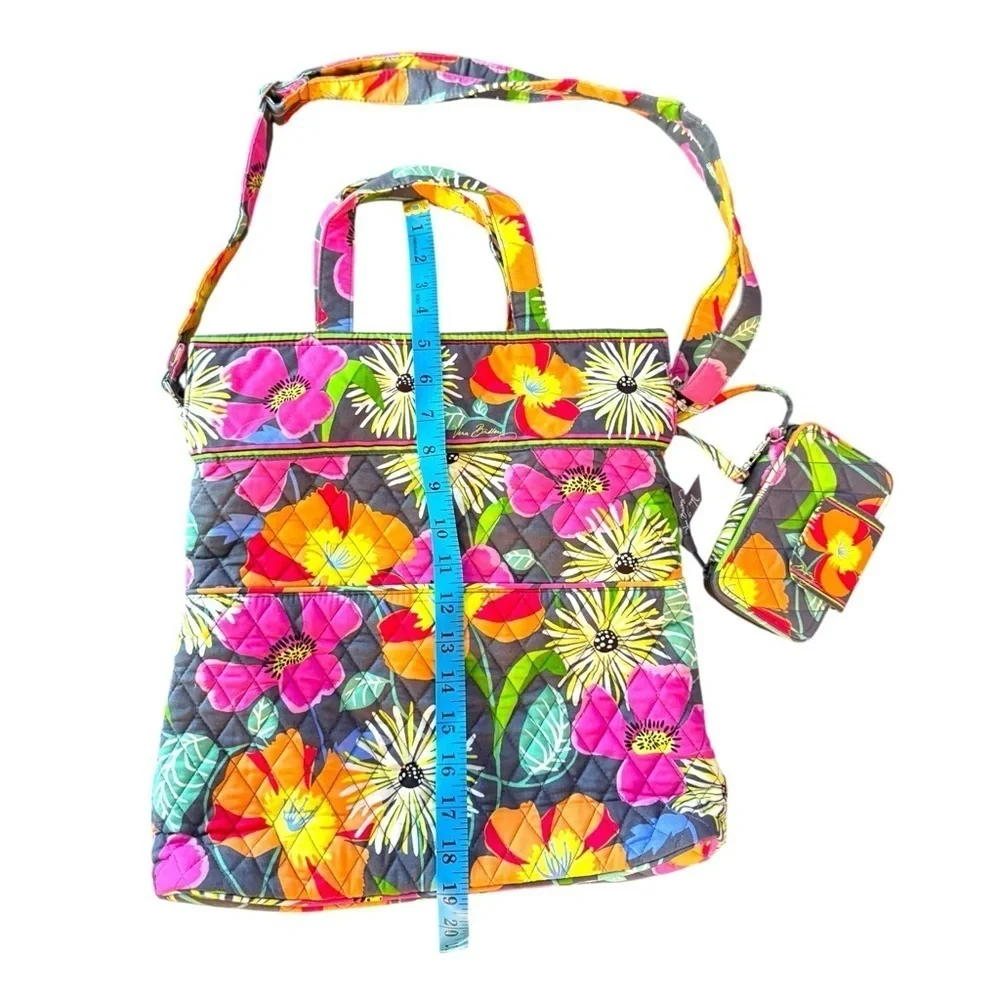 Vera Bradley Extendable Tote with Removable Crossbody strap & Wallet